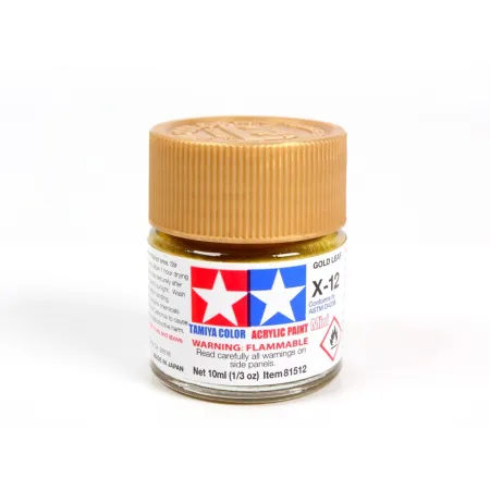 Farba modelarska X-12 Gold Leaf 10 ml Tamiya 81512