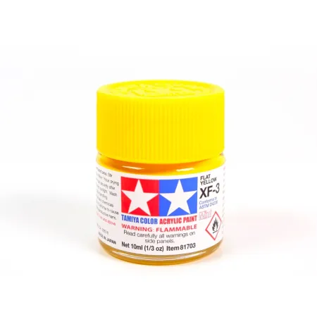 Farba modelarska XF-3 Flat Yellow 10 ml Tamiya 81703