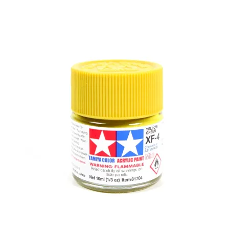 Farba modelarska XF-4 Yellow Green -10 ml Tamiya 81704
