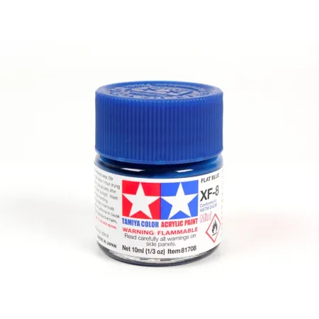 Farba modelarska XF-8 Flat Blue10 ml Tamiya 81708