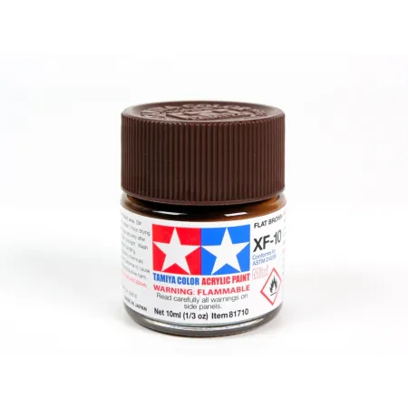 Farba modelarska XF-10 Flat Brown 10 ml Tamiya 81710