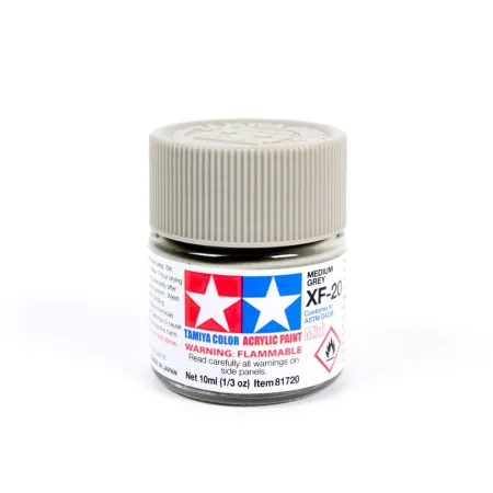 Farba modelarska Medium Grey XF-20 szary 10 ml Tamiya 81720