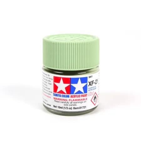 Farba modelarska Sky mat XF-21 seledynowa 10 ml Tamiya 81721