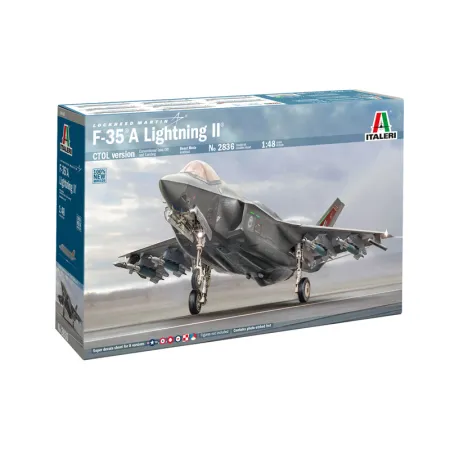 Italeri 2836 Lockheed Martin F-35A Lightning II New Tool 2025