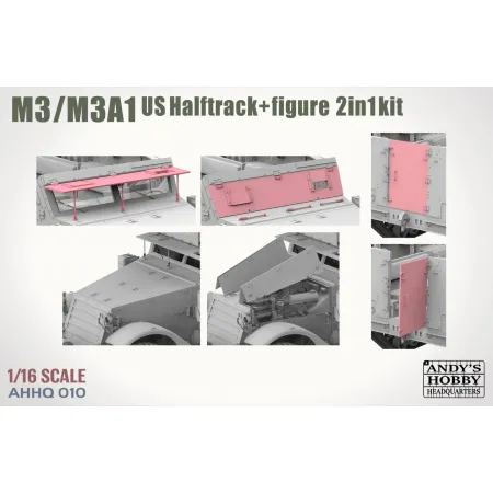 Andy's Hobby Headquarters 010 US M3 / M3A1 Halftrack (2 in 1 Kit)