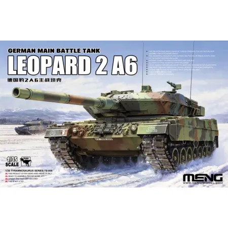 Meng Model TS055 Leopard 2A6 - German Main Battle Tank