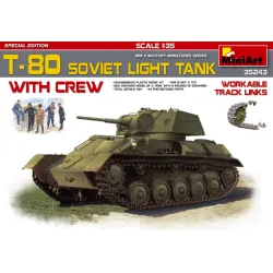 T-80 Soviet Light Tank w/Crew MiniArt 35243