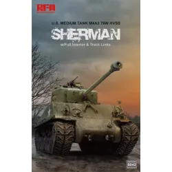 szherman do sklejania z wnętrzem