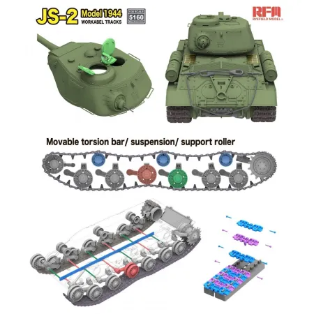 RFM 5160 IS-2 Model 1944 with Workable Tracks