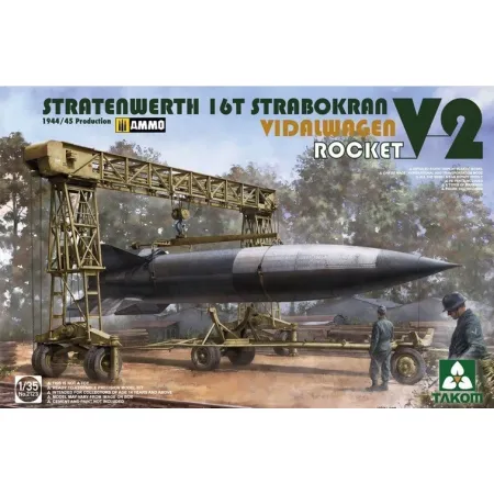 16T Strabokran Vidalwagen V2 Rocket Takom 2123