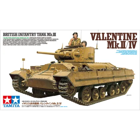 czołg valentine do sklejania w skali 1/35